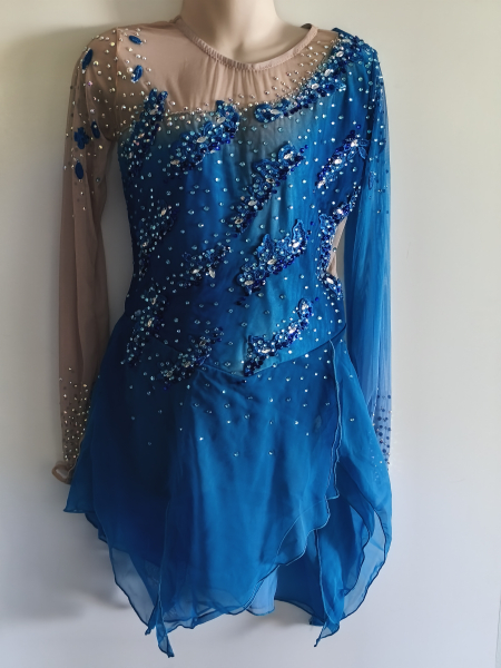 Wettkampfkleid türkisblau